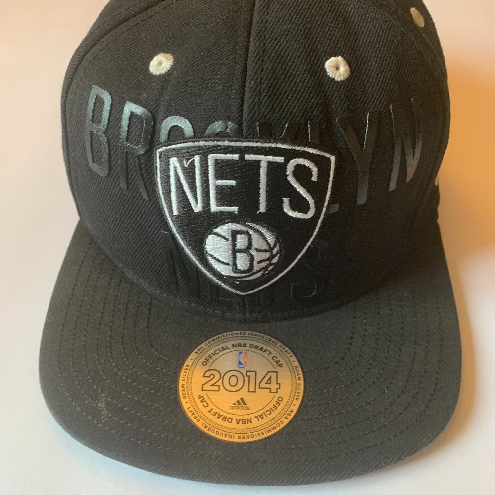 Brooklyn Nets Black Adjustable Hat